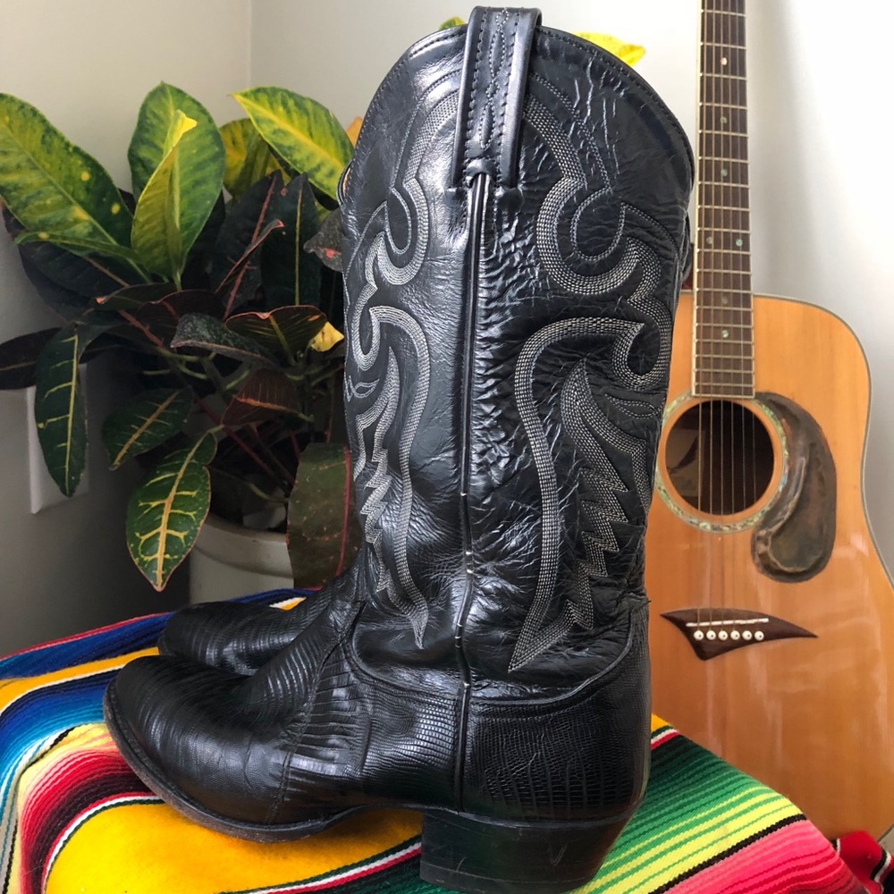 Men’s Lizard Leather Boots